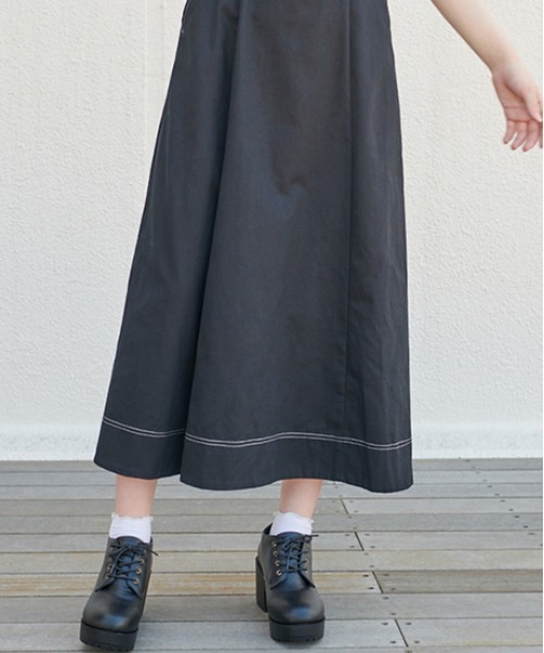 OLIVE des OLIVE（オリーブデオリーブ）の「タンク底レースアップシューズ（ブーツ・レディース・ブラック/ダークブラウン・SMALL/MEDIUM/LARGE）」の9枚目の写真