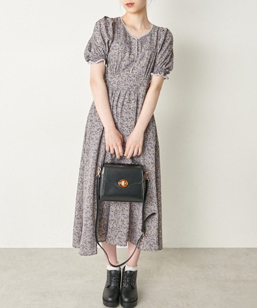 OLIVE des OLIVE（オリーブデオリーブ）の「タンク底レースアップシューズ（ブーツ・レディース・ブラック/ダークブラウン・SMALL/MEDIUM/LARGE）」の11枚目の写真