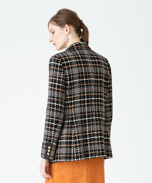 allureville（アルアバイル）の「ビックチェックテーラードジャケット
