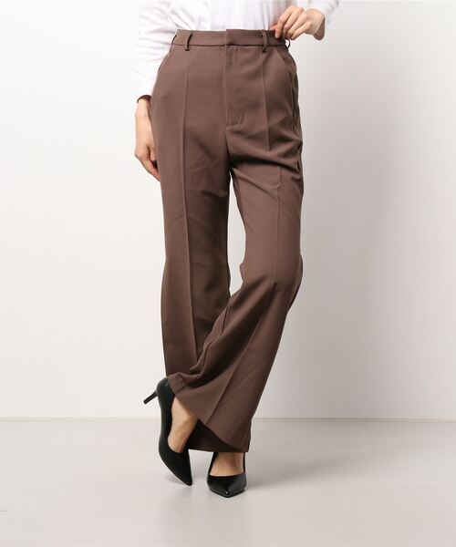 Birthday room（バースデイルーム）の「裾プリーツカラーフレアパンツ（その他パンツ・レディース・グリーン/ブラック/ブラウン/オリーブ・FREE）」の9枚目の写真