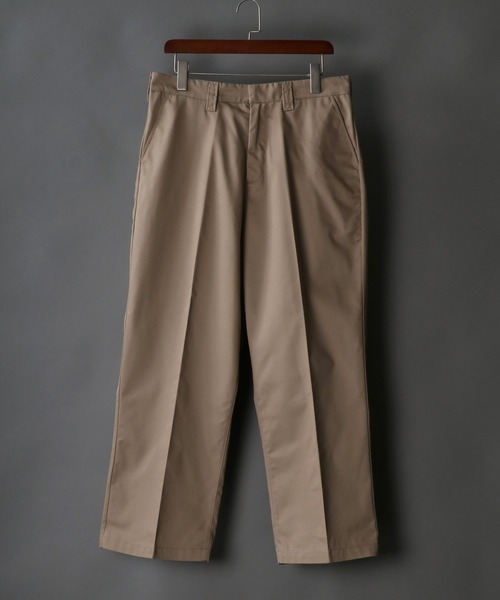 SITRY（シトリー）の「Twill wide Chinos/ツイルワイド チノパンツ（チノパンツ・メンズ・チャコールグレー/ブラック/ダークグリーン/ベージュ・M/L）」の13枚目の写真