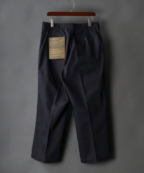 SITRY（シトリー）の「Twill wide Chinos/ツイルワイド チノパンツ（チノパンツ・メンズ・チャコールグレー/ブラック/ダークグリーン/ベージュ・M/L）」の22枚目の写真