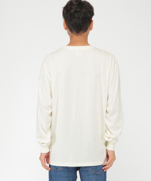 Wrangler(ラングラー)の「Wrangler ラングラー デニムポケットT(Tシャツ/カットソー・メンズ・ホワイト/ベージュ・M/L/XL)」の4枚目の写真