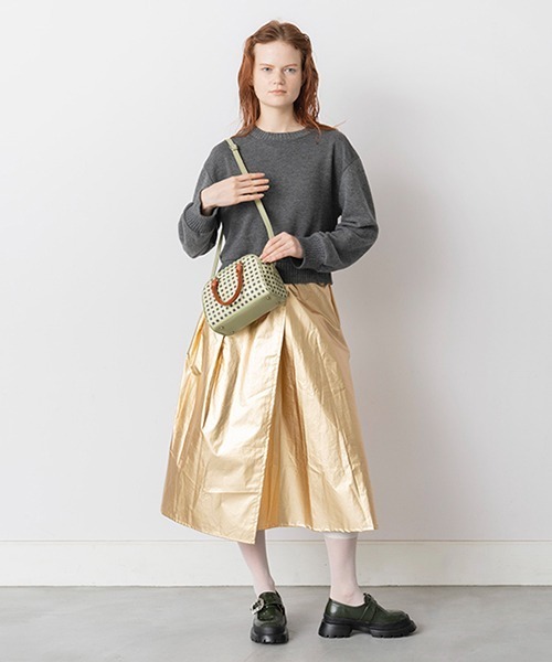 Casselini（キャセリーニ）の「Casselini(キャセリーニ)モノグラムボストン（ショルダーバッグ・レディース・ブラック/ミント/ボルドー/ラベンダー・FREE）」の5枚目の写真