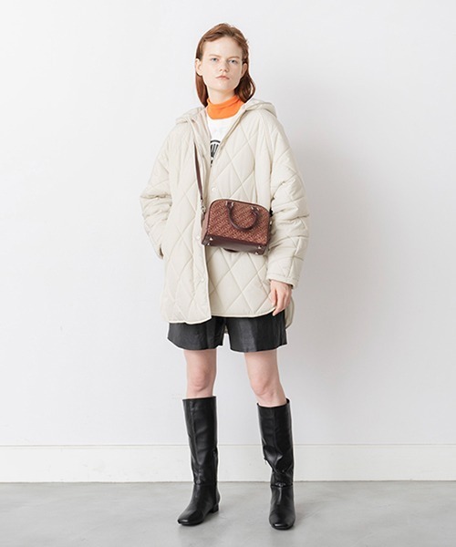 Casselini（キャセリーニ）の「Casselini(キャセリーニ)モノグラムボストン（ショルダーバッグ・レディース・ブラック/ミント/ボルドー/ラベンダー・FREE）」の21枚目の写真