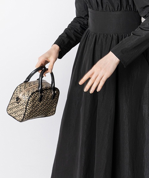 Casselini（キャセリーニ）の「Casselini(キャセリーニ)モノグラムボストン（ショルダーバッグ・レディース・ブラック/ミント/ボルドー/ラベンダー・FREE）」の9枚目の写真