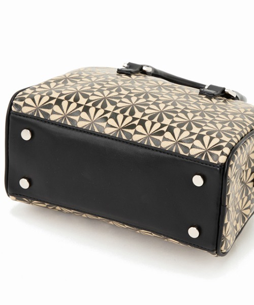 Casselini（キャセリーニ）の「Casselini(キャセリーニ)モノグラムボストン（ショルダーバッグ・レディース・ブラック/ミント/ボルドー/ラベンダー・FREE）」の11枚目の写真