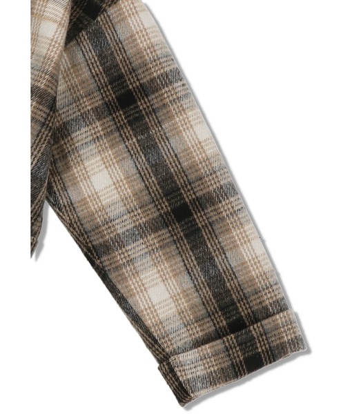 SPINNS（スピンズ）の「テーラードダブルショートコート（その他アウター・レディース・ブルー/グレー系その他/ベージュ系その他/ブラウン系その他/ホワイト系その他/アイボリー/モカ/ブラック・ONESIZE）」の17枚目の写真