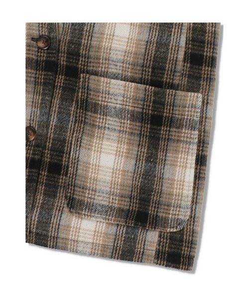 SPINNS（スピンズ）の「テーラードダブルショートコート（その他アウター・レディース・ブルー/グレー系その他/ベージュ系その他/ブラウン系その他/ホワイト系その他/アイボリー/モカ/ブラック・ONESIZE）」の19枚目の写真