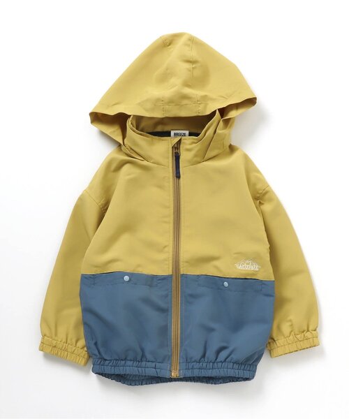 BREEZE（ブリーズ）の「/カラバリウィンドブレーカー（ナイロンジャケット・キッズ・ピンク/ベージュ/イエロー/チャコール/ネイビー・130/110/100/140/120/150/90）」の4枚目の写真