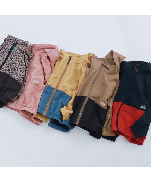 BREEZE（ブリーズ）の「/カラバリウィンドブレーカー（ナイロンジャケット・キッズ・ピンク/ベージュ/イエロー/チャコール/ネイビー・130/110/100/140/120/150/90）」の21枚目の写真