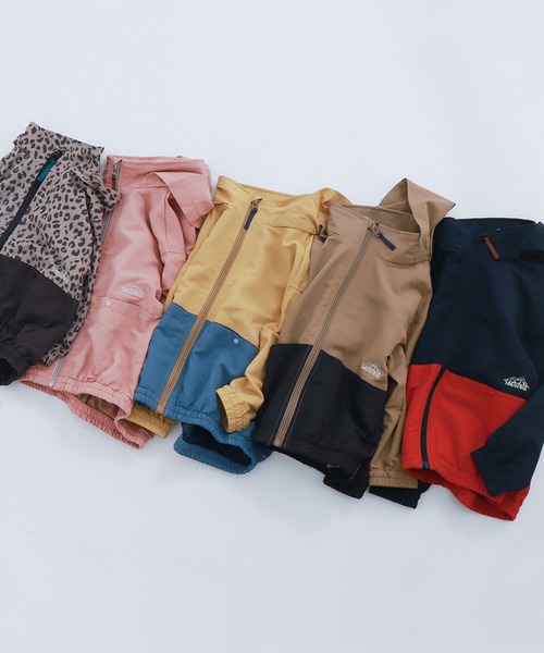 BREEZE（ブリーズ）の「/カラバリウィンドブレーカー（ナイロンジャケット・キッズ・ピンク/ベージュ/イエロー/チャコール/ネイビー・130/110/100/140/120/150/90）」の6枚目の写真