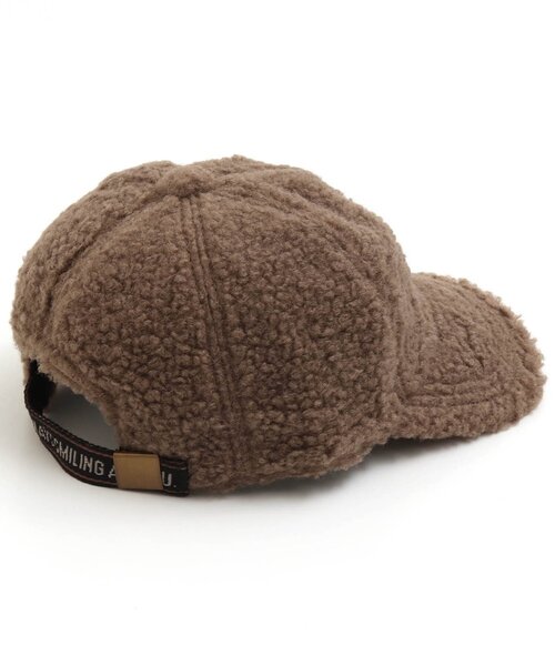 BREEZE（ブリーズ）の「/刺繍ボアキャップ（キャップ・キッズ・ベージュ/オフホワイト・50/54/58）」の9枚目の写真