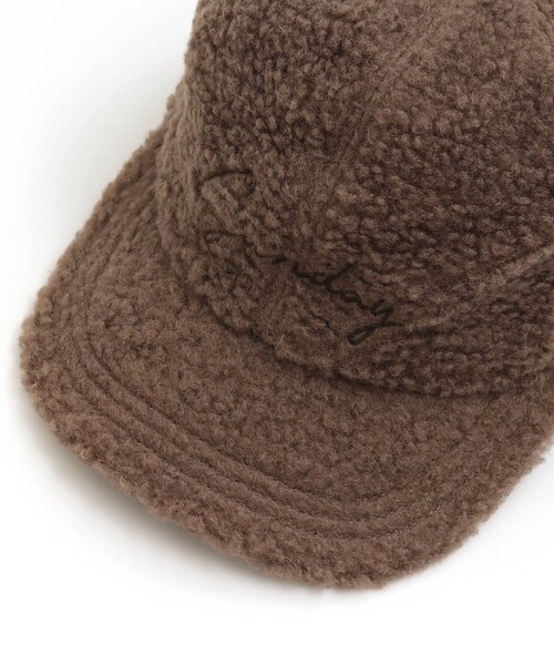 BREEZE（ブリーズ）の「/刺繍ボアキャップ（キャップ・キッズ・ベージュ/オフホワイト・50/54/58）」の7枚目の写真