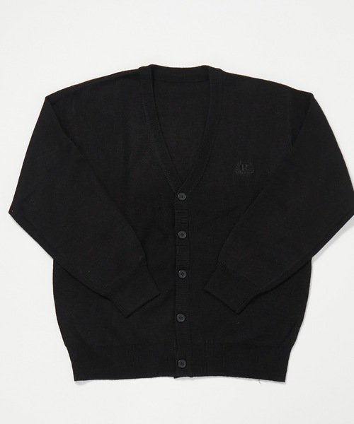 repipi armario（レピピ アルマリオ）の「【repipi armario / レピピアルマリオ】スクールカーディガン　ニット　Vネック（ニット/セーター・キッズ・ブラック/ネイビー/グレー・140/150/160）」の5枚目の写真