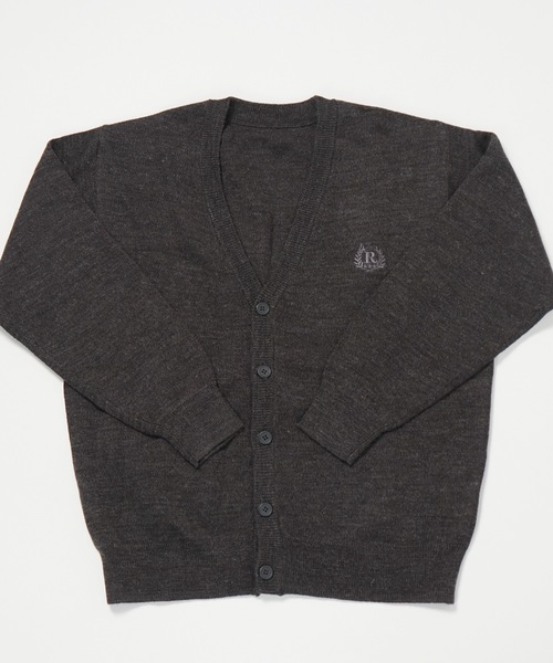 repipi armario（レピピ アルマリオ）の「【repipi armario / レピピアルマリオ】スクールカーディガン　ニット　Vネック（ニット/セーター・キッズ・ブラック/ネイビー/グレー・140/150/160）」の10枚目の写真