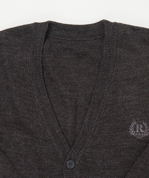 repipi armario（レピピ アルマリオ）の「【repipi armario / レピピアルマリオ】スクールカーディガン　ニット　Vネック（ニット/セーター・キッズ・ブラック/ネイビー/グレー・140/150/160）」の12枚目の写真