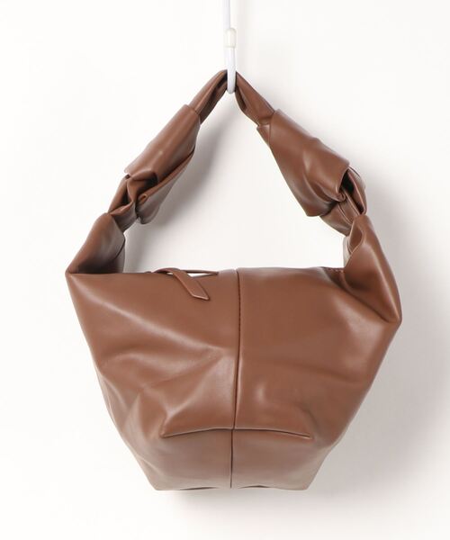 ammy.（エイミードット）の「【 ammy. / エイミードット 】 サイド ツイスト 舟形 バッグ（ハンドバッグ・レディース・ブラック/ブラウン/ホワイト/ベージュ・FREE）」の9枚目の写真