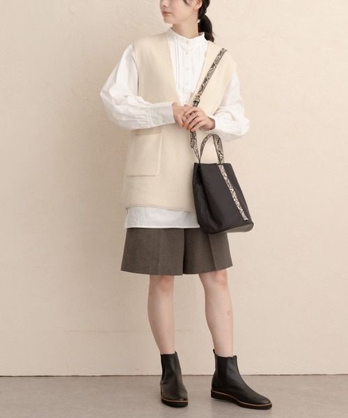 RODE SKO（ロデスコ）の「『MADE IN JAPAN』3センチ軽量ソールサイドゴアブーツ（ブーツ・レディース・ブラック/ベージュ系その他・36/37/38）」の6枚目の写真