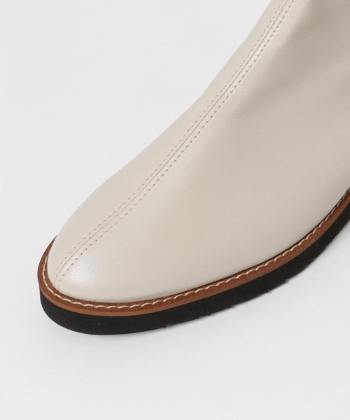 RODE SKO（ロデスコ）の「『MADE IN JAPAN』3センチ軽量ソールサイドゴアブーツ（ブーツ・レディース・ブラック/ベージュ系その他・36/37/38）」の17枚目の写真