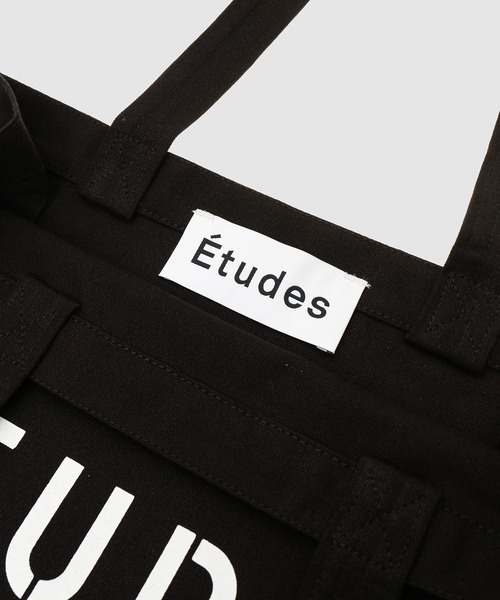 ETUDES(エチュード)の「NOVEMBER STENCIL BLACK(トートバッグ・メンズ・ブラック・ONESIZE)」の4枚目の写真