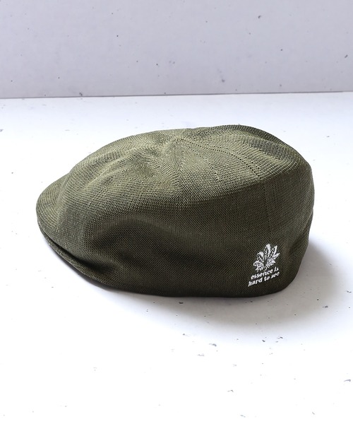 SPINNS（スピンズ）の「バックロゴデザイン サーモハンチング（ハンチング/ベレー帽・メンズ・ブラック系1/グリーン系1/ブラック系2/ネイビー系2/ブラック系3/ホワイト系3・ONESIZE）」の5枚目の写真