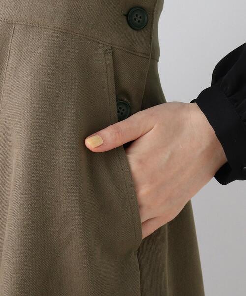 DRESKIP（ドレスキップ）の「◆Vネックロングジャンスカ（スカート・レディース・ブラック/オフホワイト/ブラウン系・02/03）」の12枚目の写真