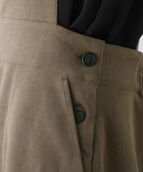 DRESKIP（ドレスキップ）の「◆Vネックロングジャンスカ（スカート・レディース・ブラック/オフホワイト/ブラウン系・02/03）」の13枚目の写真