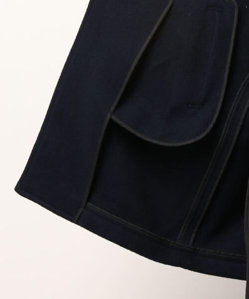 DANTON（ダントン）の「【DANTON】ウールライトパイル ステンカラーコート WOMEN（ステンカラーコート・レディース・ネイビー・36）」の4枚目の写真