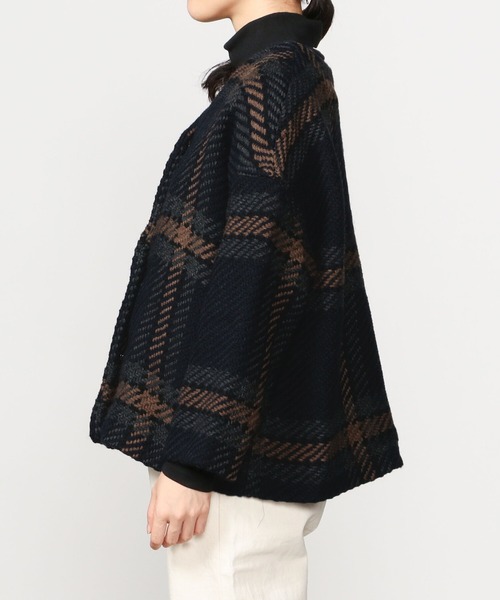 Morris & Sons（モリスアンドサンズ）の「【MORRIS & SONS】Vネックショートコート WOMEN（ノーカラージャケット・レディース・ブルー系その他5/ブルー系その他6・FREE）」の11枚目の写真