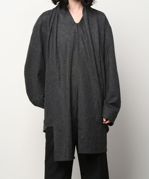 HED MAYNER(ヘドメイナー)の「【HED MAYNER】 SCALF COLLAR SHIRT(シャツ/ブラウス・メンズ・グレー・SMALL)」の7枚目の写真