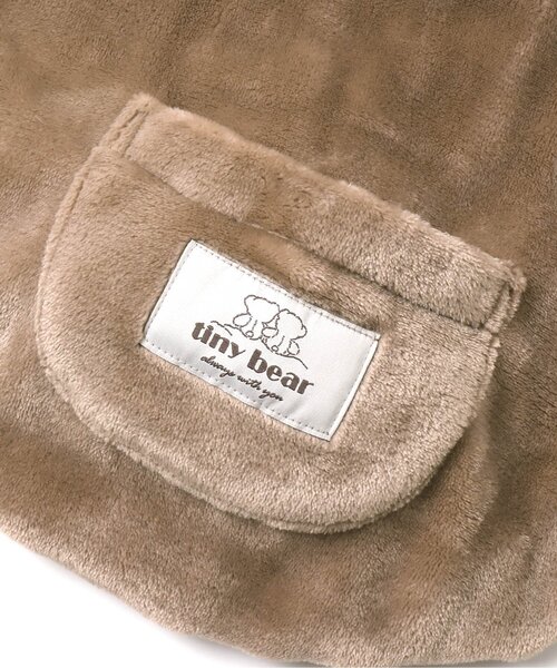 apres les cours（アプレレクール）の「tiny bear 4WAYブランケット（ブランケット・キッズ・ベージュ・FREE）」の15枚目の写真