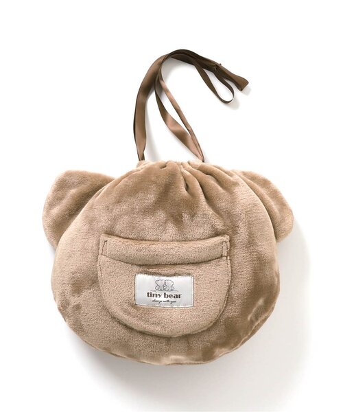 apres les cours（アプレレクール）の「tiny bear 4WAYブランケット（ブランケット・キッズ・ベージュ・FREE）」の10枚目の写真