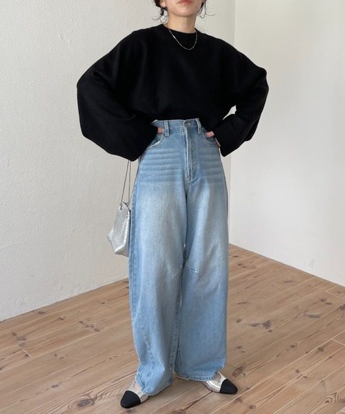 SWIPE ON THE QUIET スワイプオンザクワイエット 袖ニット90s SWIPE ON THE QUIET スワイプオンザクワイエット 袖ニット90s