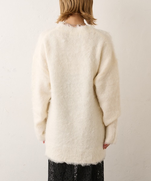 Omekashi(オメカシ)の「シャギーニットプルオーバー(ニット/セーター・レディース・オフホワイト/ブルー/ネイビー・FREE)」の15枚目の写真