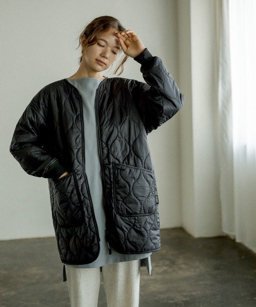 PUAL CE CIN（ピュアルセシン）の「起毛チュニック（Tシャツ/カットソー・レディース・チャコールグレー/ベージュ/グレー/グリーン・FREE）」の11枚目の写真