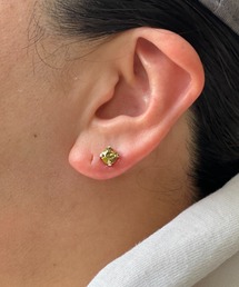 amp japan | Gold Stone PE / ゴールドストーン ピアス(ピアス（片耳用）)