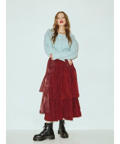 ティアード ラップ スカート jouetie（ジュエティ）の「【WEB限定】フリルティアードラップ