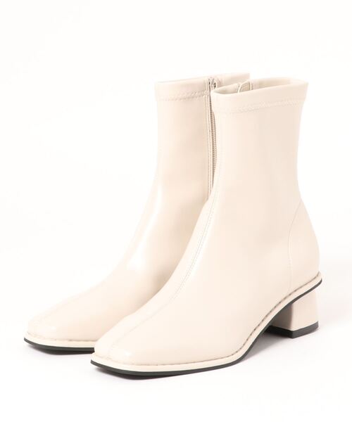 N.（N. Natural Beauty Basic）（エヌエヌナチュラルビューティーベーシック）の「【追加生産】クルミステッチストレッチショートブーツ（ブーツ・レディース・ブラウン/ブラック/ホワイト・MEDIUM/LARGE）」の12枚目の写真