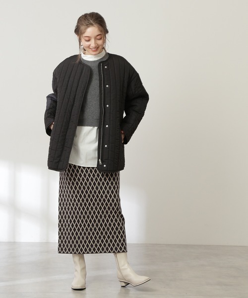 N.（N. Natural Beauty Basic）（エヌエヌナチュラルビューティーベーシック）の「【追加生産】クルミステッチストレッチショートブーツ（ブーツ・レディース・ブラウン/ブラック/ホワイト・MEDIUM/LARGE）」の9枚目の写真