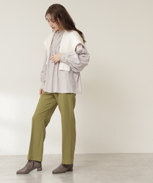 N.（N. Natural Beauty Basic）（エヌエヌナチュラルビューティーベーシック）の「【追加生産】クルミステッチストレッチショートブーツ（ブーツ・レディース・ブラウン/ブラック/ホワイト・MEDIUM/LARGE）」の21枚目の写真