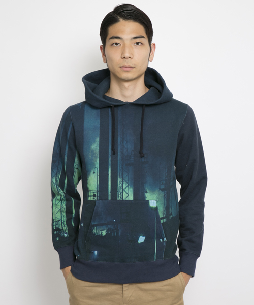 XLARGE（エクストララージ）の「INDUSTRIAL PRINT PULLOVER HOOD SWEAT（パーカー・メンズ・ブラック/ネイビー・SMALL/MEDIUM/X-LARGE/LARGE）」の11枚目の写真