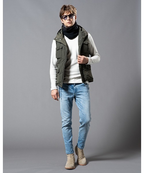 wjk（ダヴルジェイケイ）の「CORDURA M-6 down vest（ダウンベスト