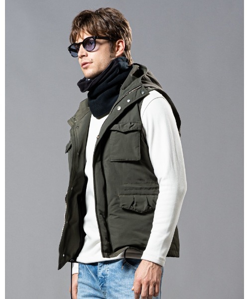 wjk（ダヴルジェイケイ）の「CORDURA M-6 down vest（ダウンベスト