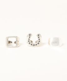 【OKUOKU　0909】３点セット　デザイン　リング