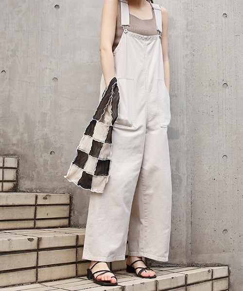 CONTROL FREAK（コントロールフリーク）の「CONTROL FREAK(コントロールフリーク)シアーパッチメロウショッパー（トートバッグ・レディース・ベージュ/カーキ/オレンジ/ブラック/グリーン・FREE）」の22枚目の写真