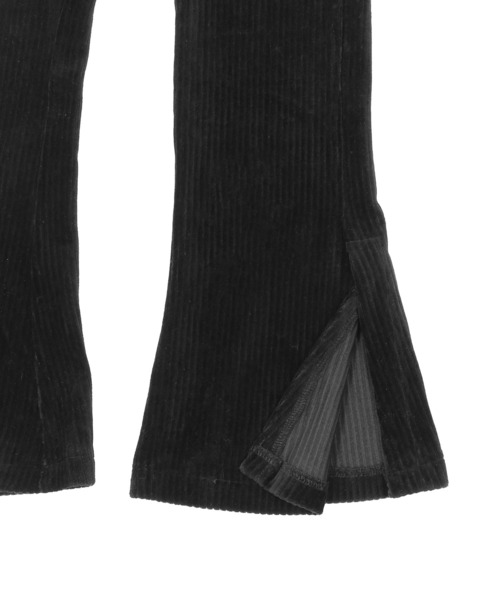 Figments（フィグメンツ）の「サイドスリットコーデュロイフレアパンツ（その他パンツ・レディース・ブラック・FREE）」の6枚目の写真