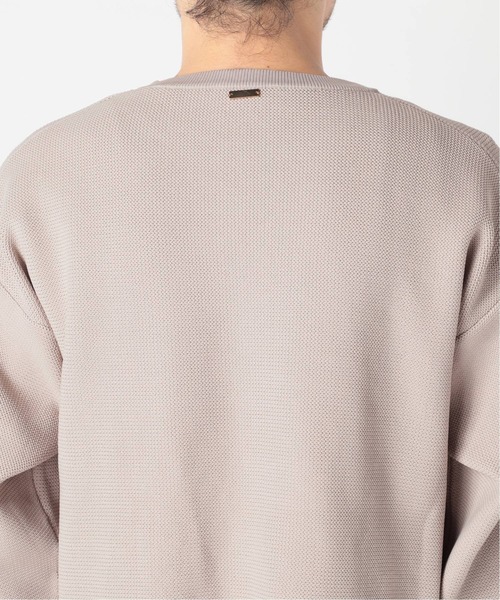 EDIFICE(エディフィス)の「ポリエステル プルオーバーニット(ニット/セーター・メンズ・ブラック/グレー/ベージュ/ブルー/オレンジ・SMALL/MEDIUM/LARGE)」の7枚目の写真