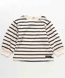 BREEZE | 袖ギャザーボーダーＴシャツ(Tシャツ/カットソー)