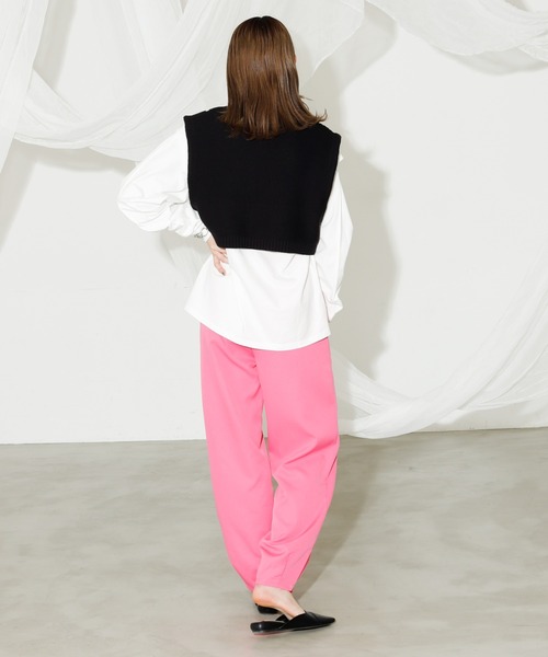 VACANCY（ヴァカンシー）の「ハンドステッチハーフジップベスト（ベスト・レディース・ブラック/ブルー/ナチュラル・FREE）」の8枚目の写真